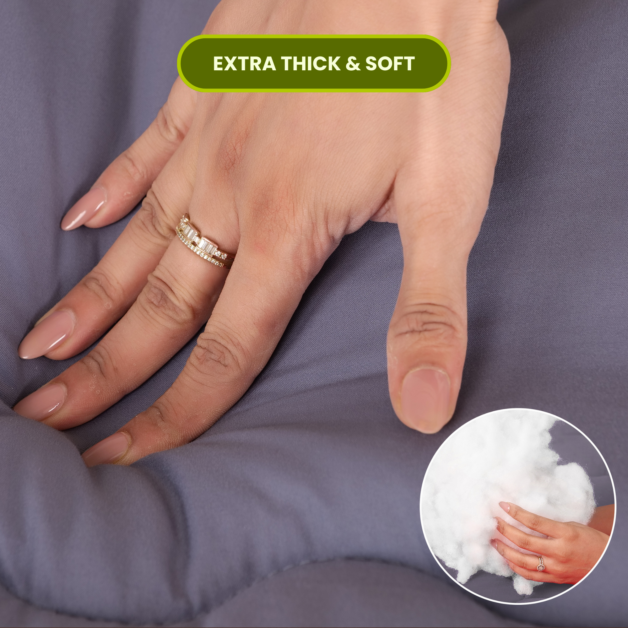 Grey Mattress Topper / Pads