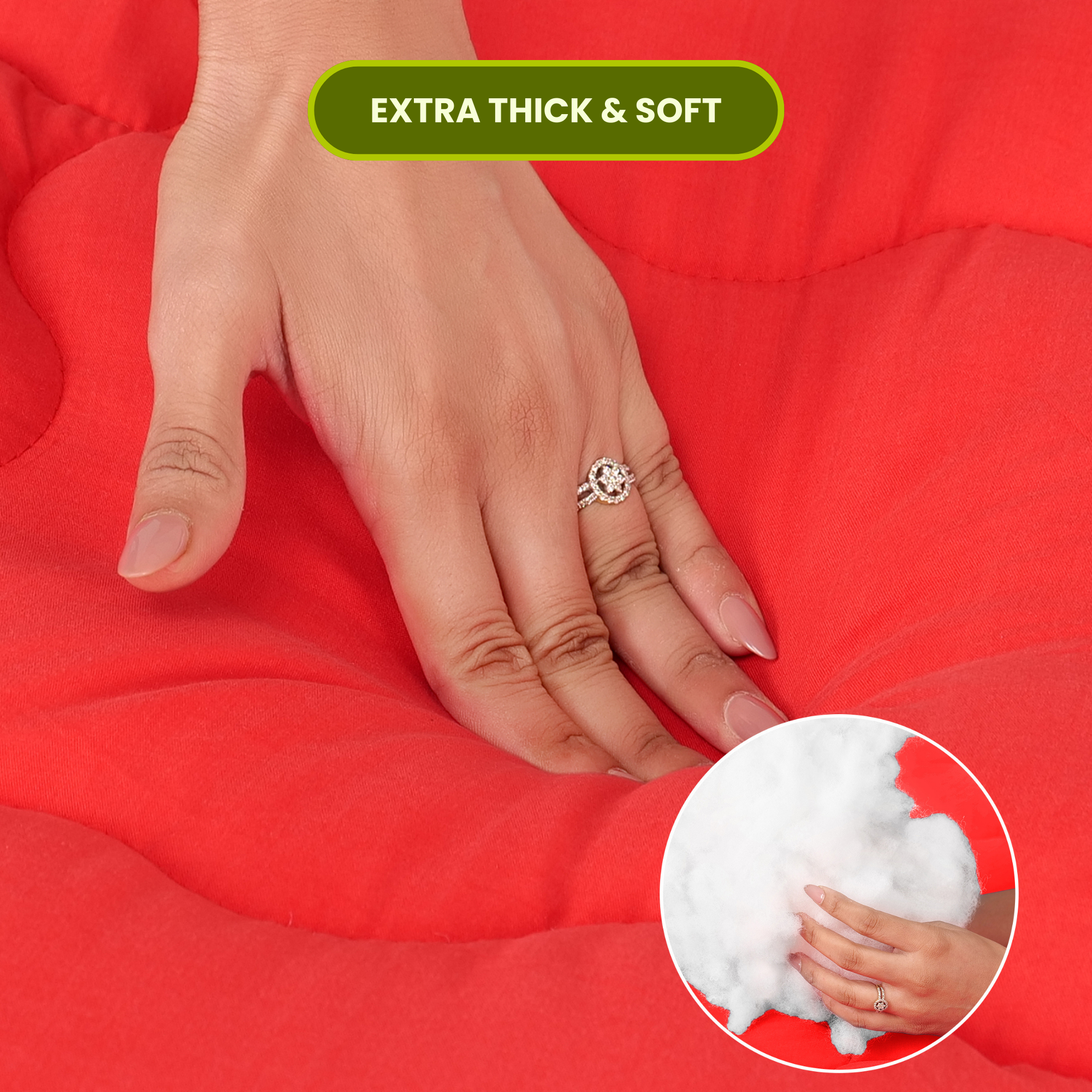 Red Mattress Topper / Pads