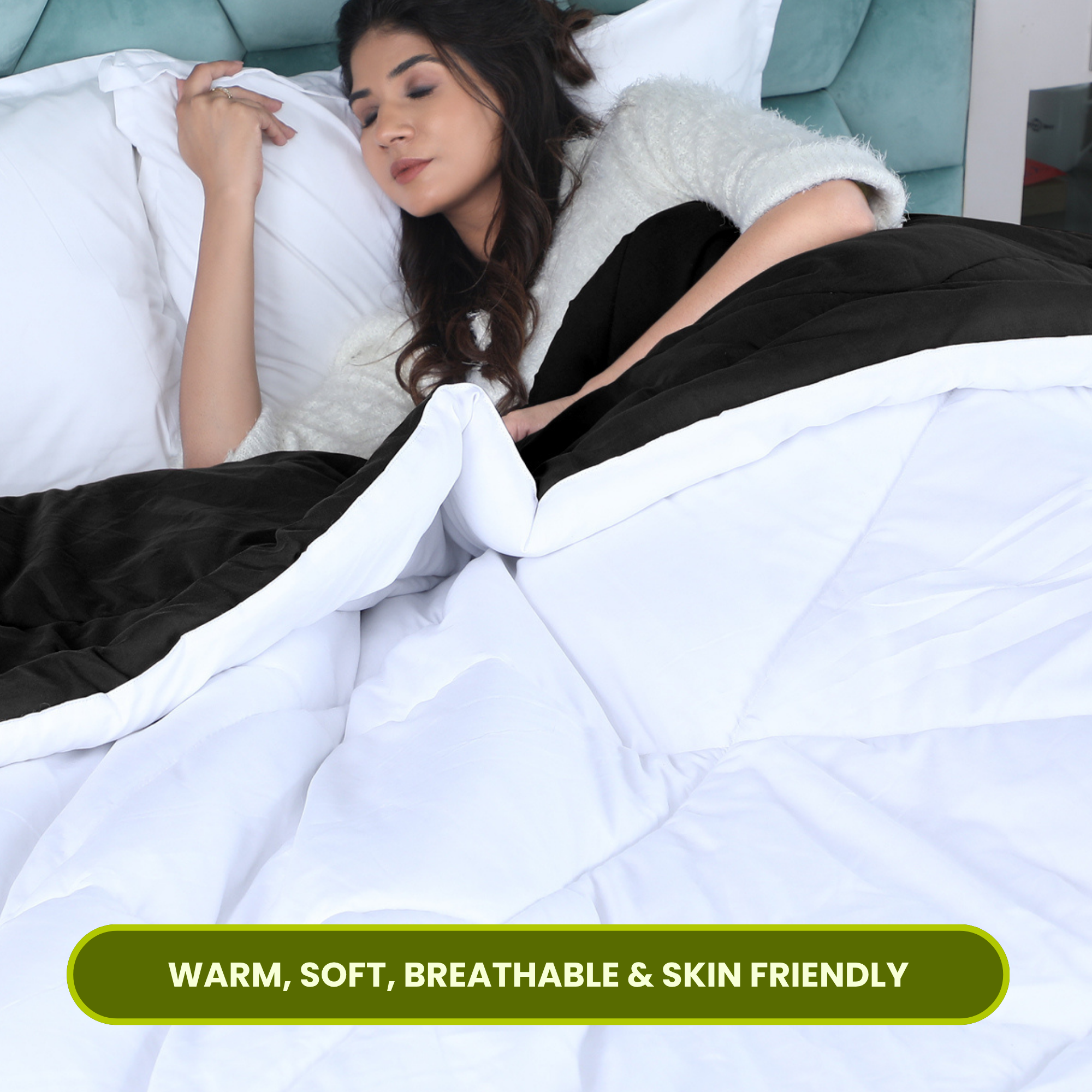 Black & White Reversable Comforter/Duvet