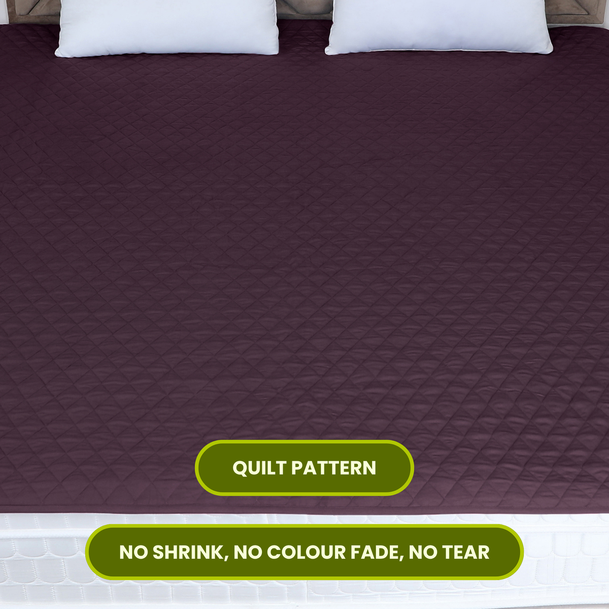 Quilted Wine Mattress Protector