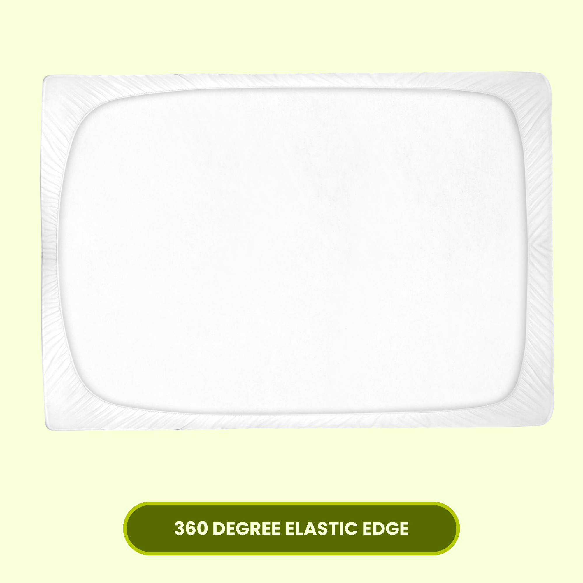White Terry Mattress Protector AVI Lifestyles I04