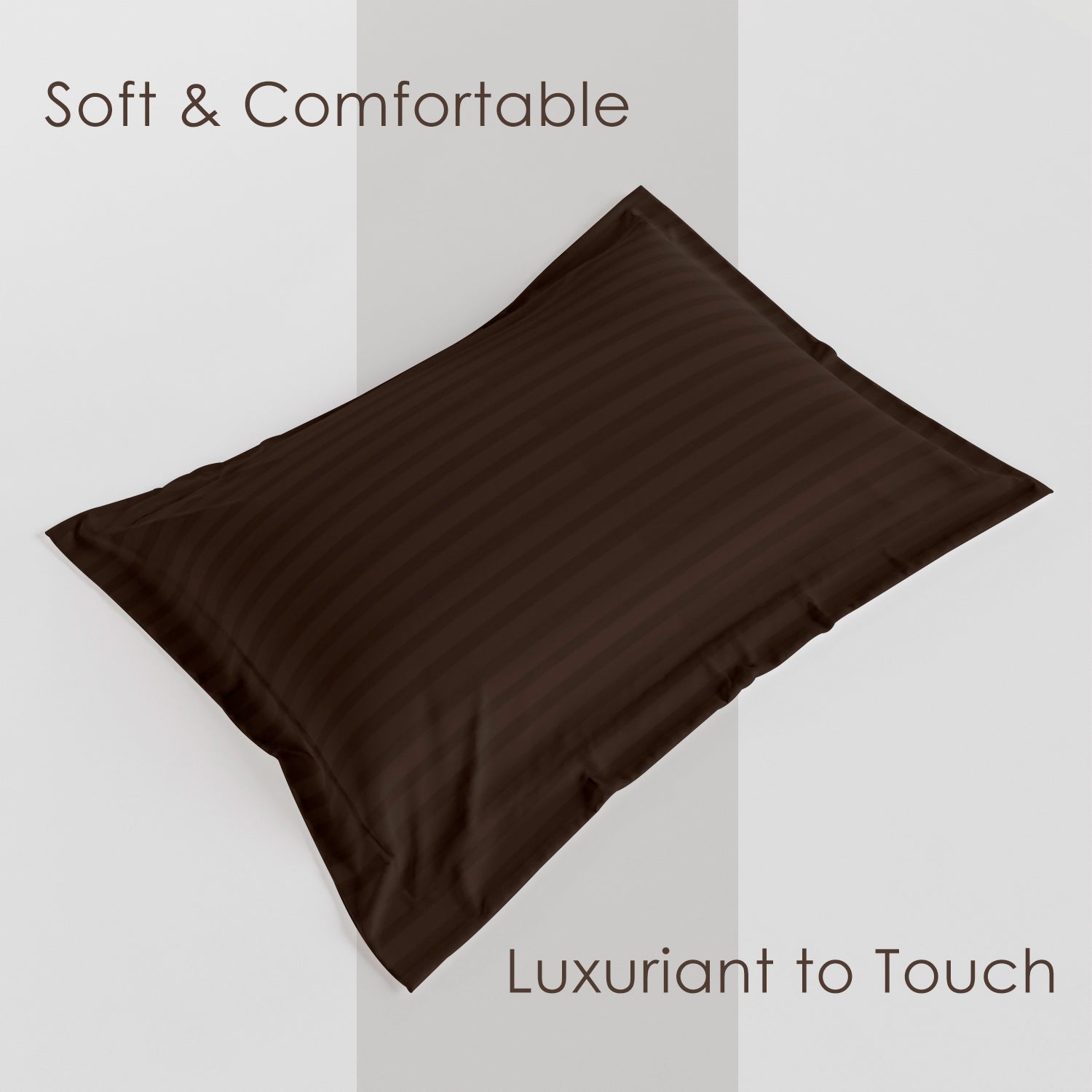 Brown Stripe Pillow Covers