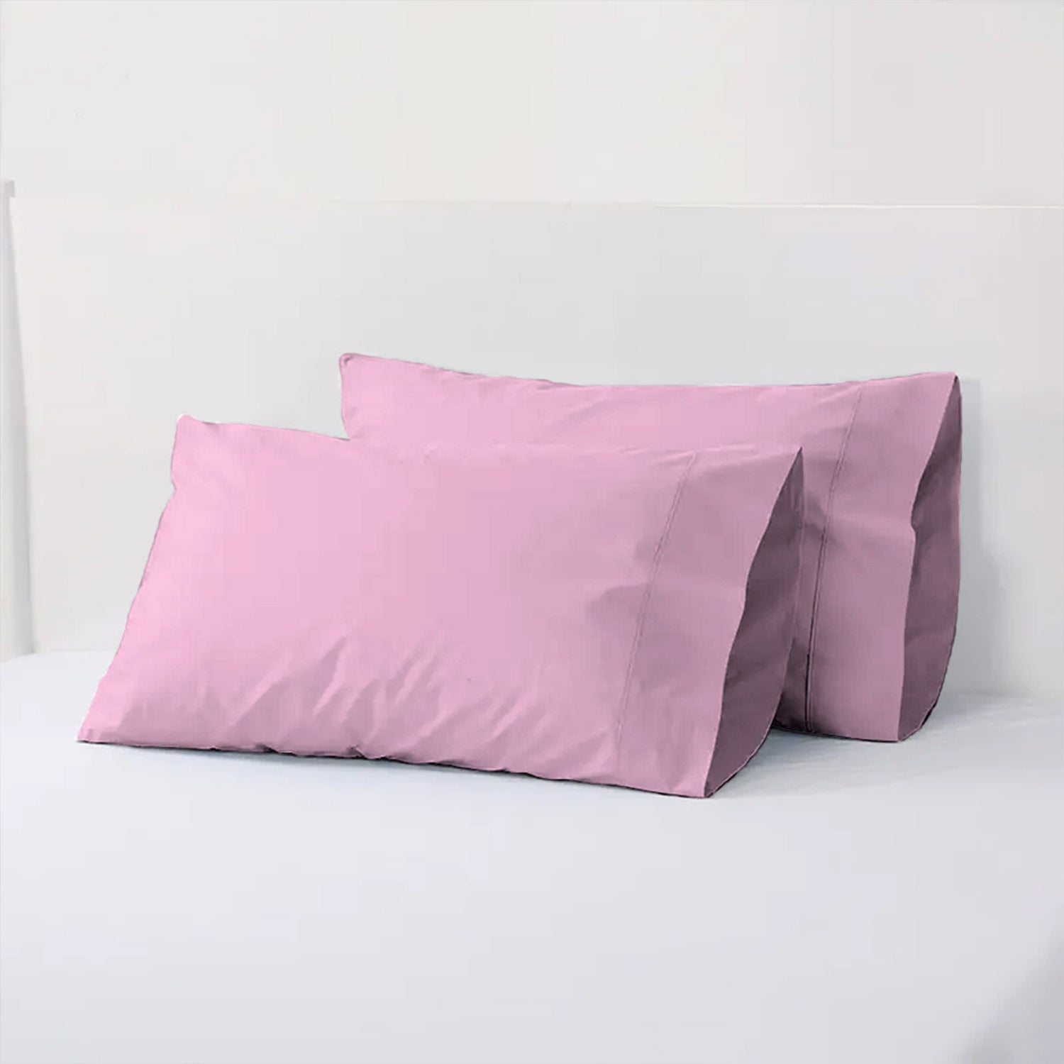 Baby Pink Plain Pillow Covers
