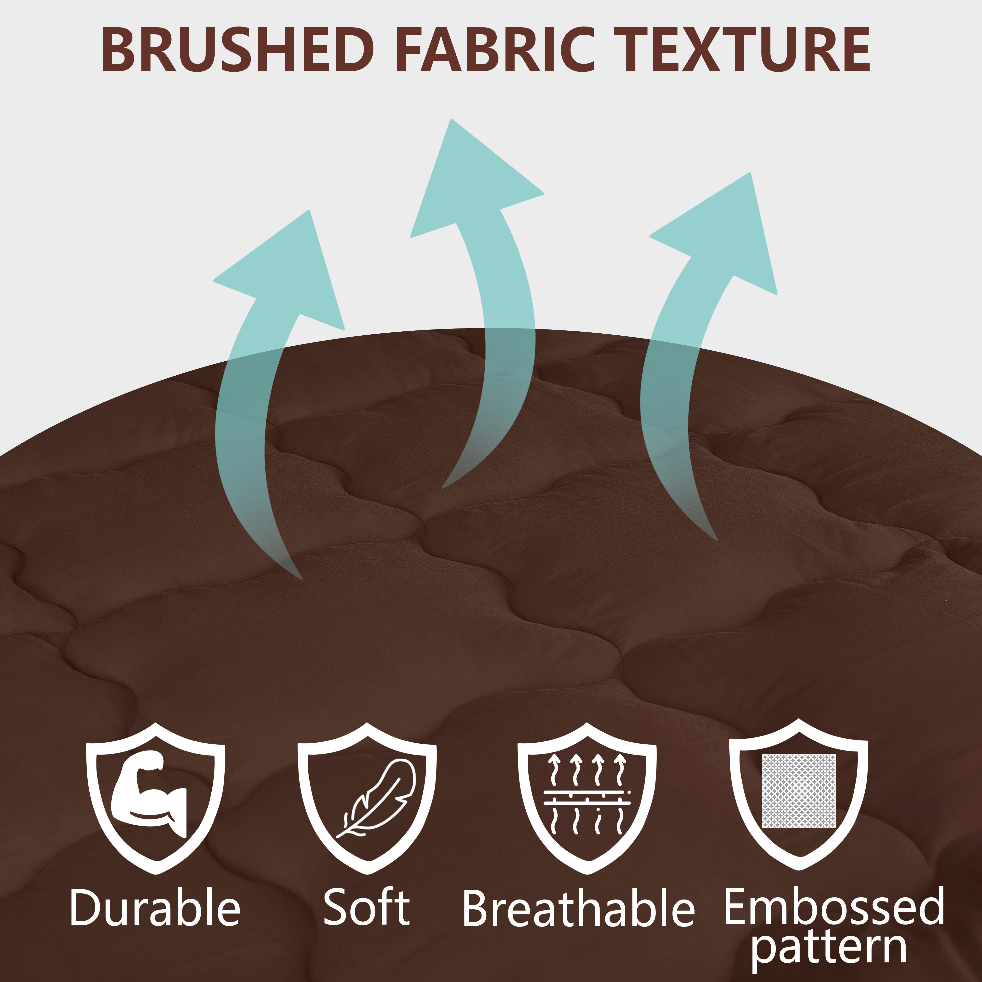 Brown Mattress Topper / Pads #thickness_2-inch-500-gsm