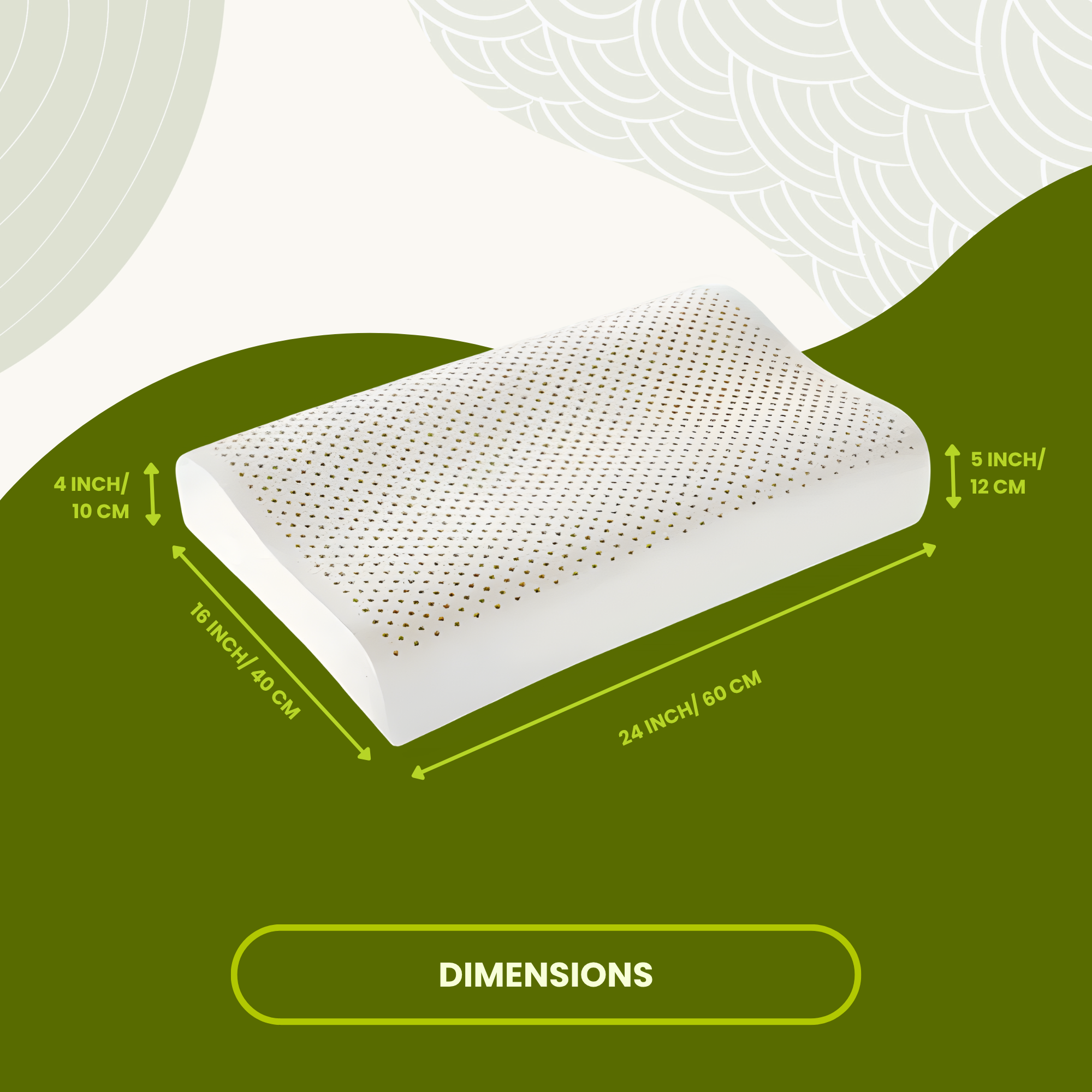 Contour Latex Pillow