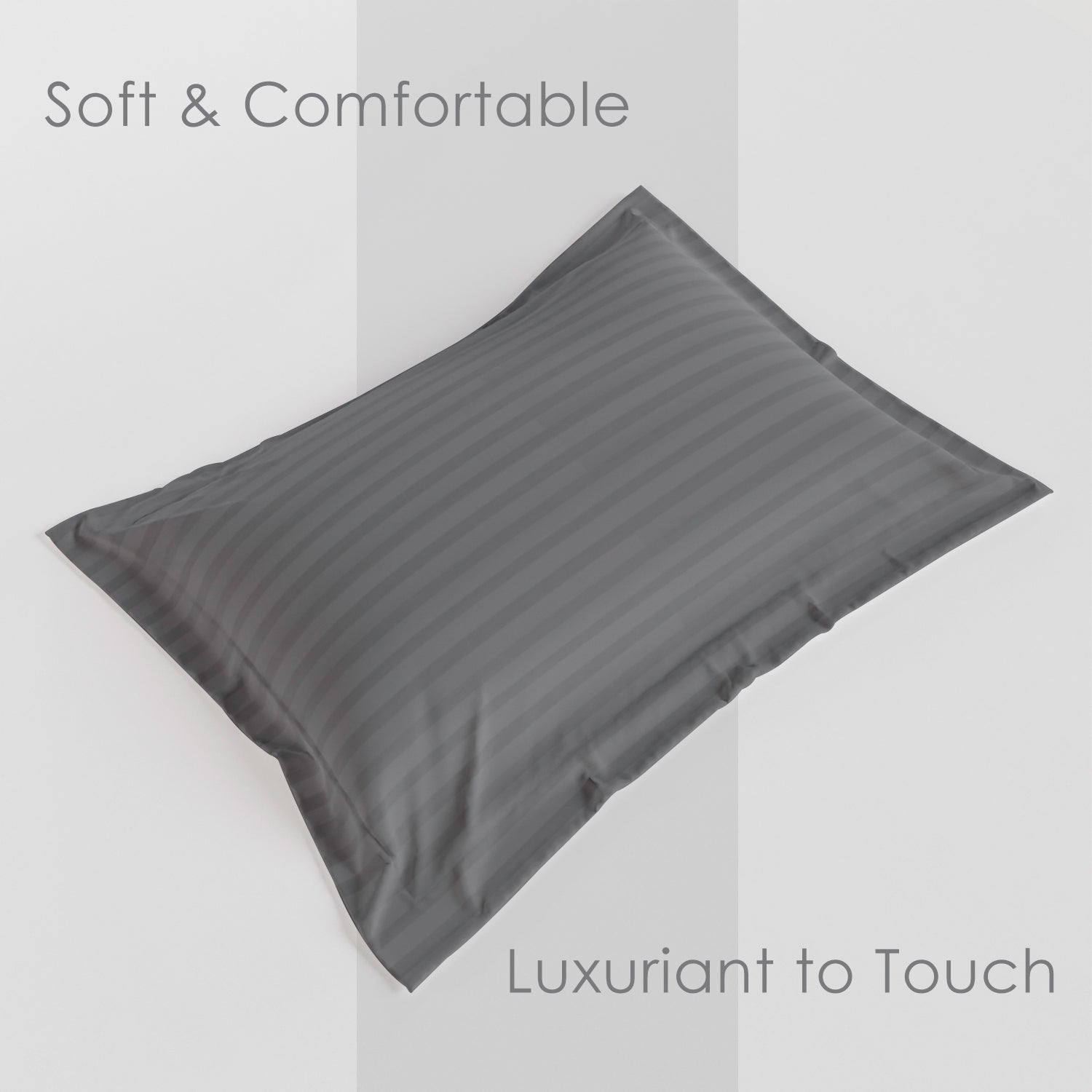 Grey Stripe Pillow Covers