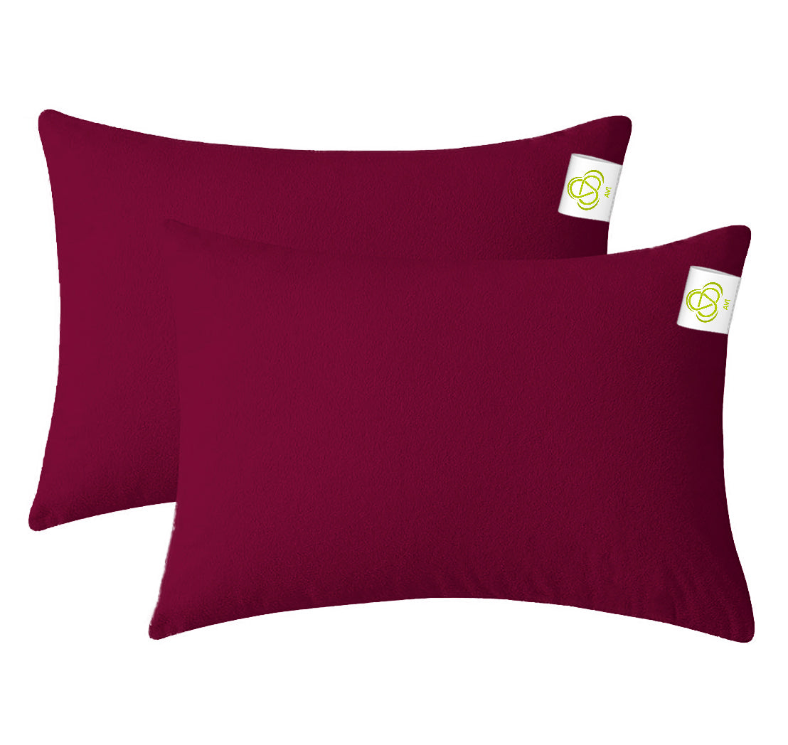 Maroon Pillow Protector (Set of 2)