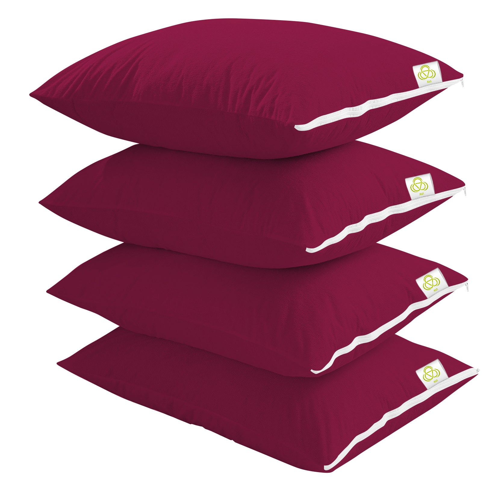 Maroon Pillow Protector (Set of 2)
