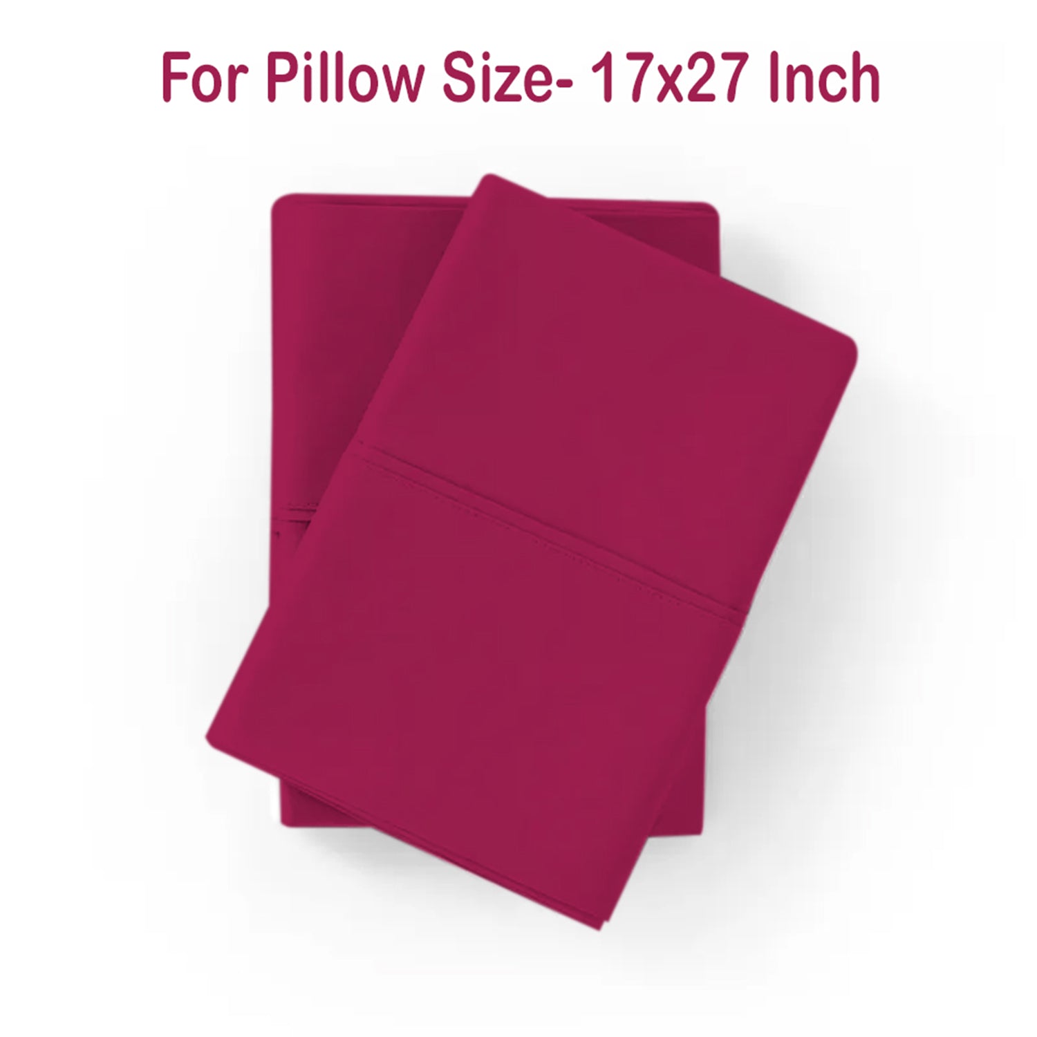Maroon Plain Pillow Covers