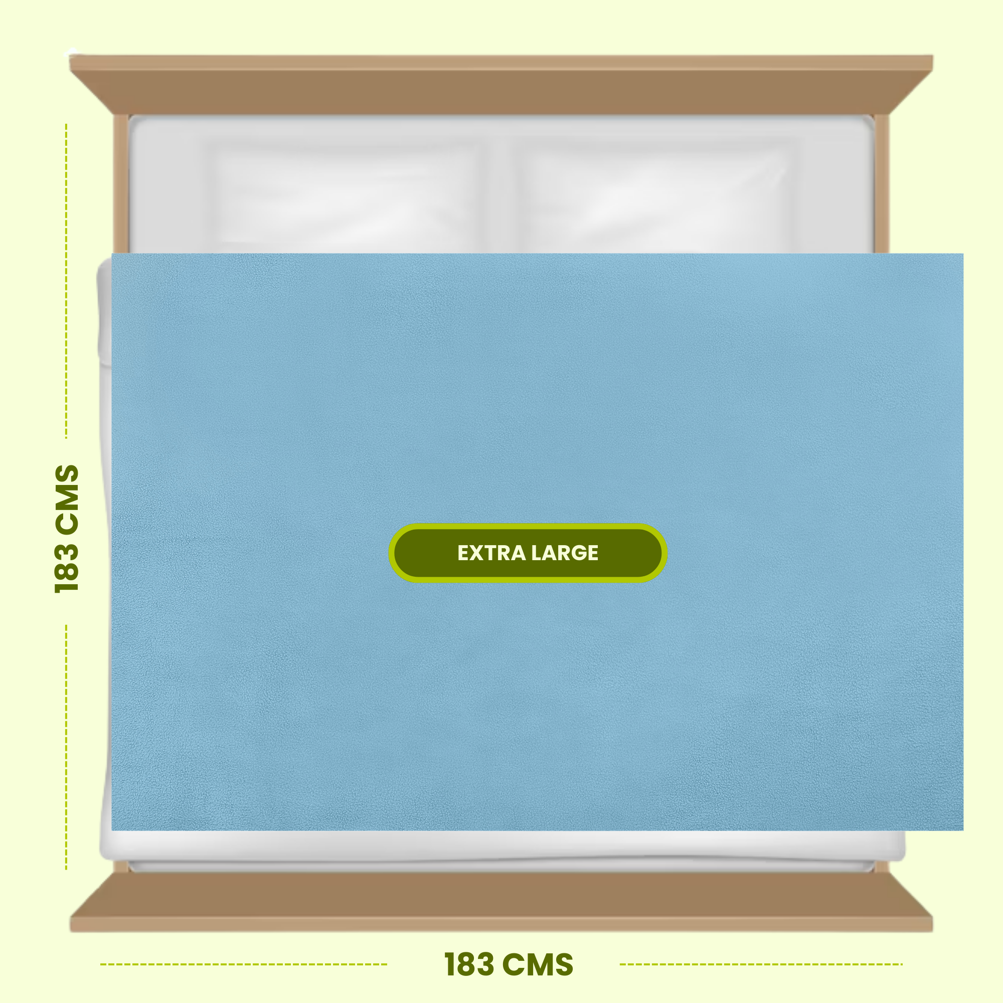 Sky Blue Dry Sheet