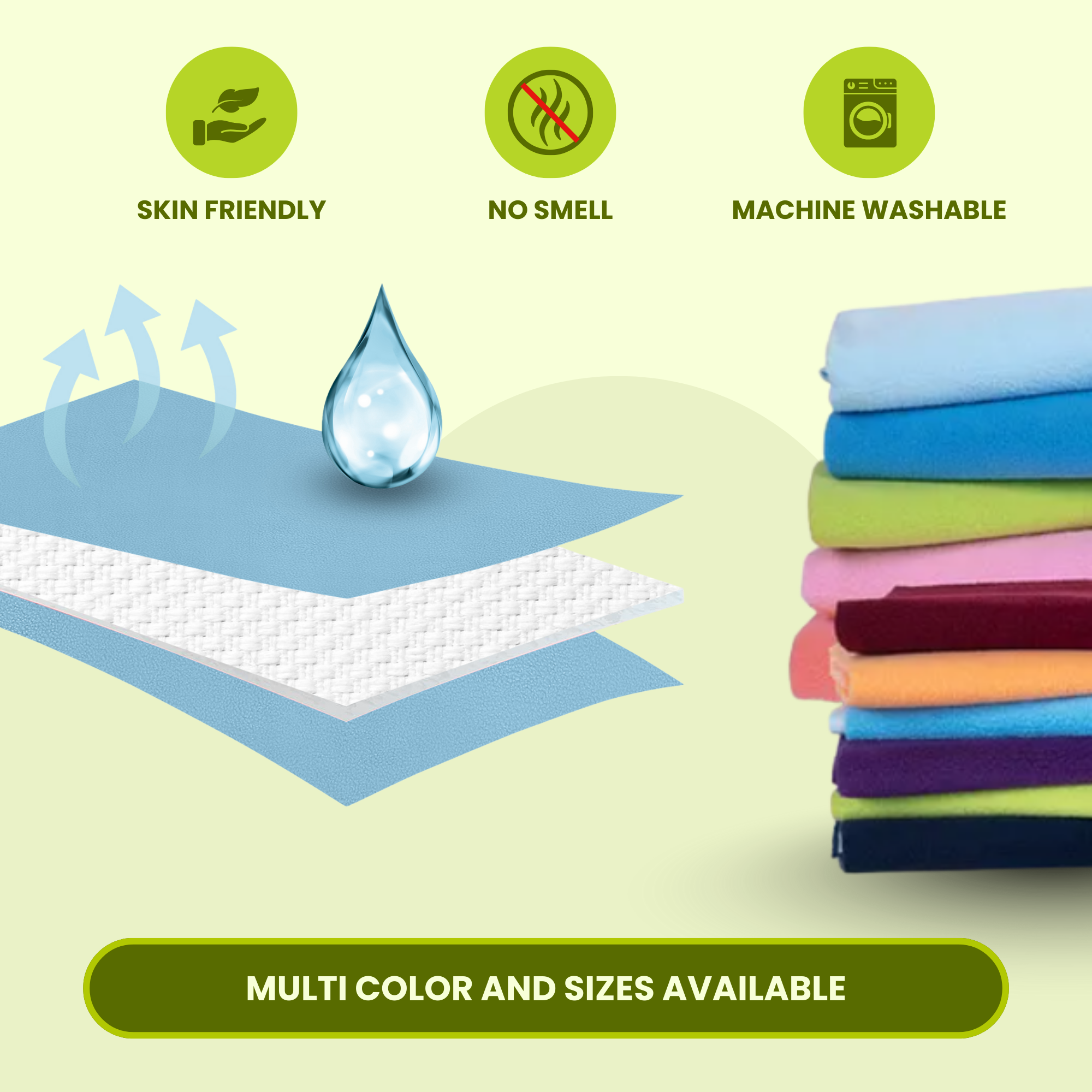 Sky Blue Dry Sheet