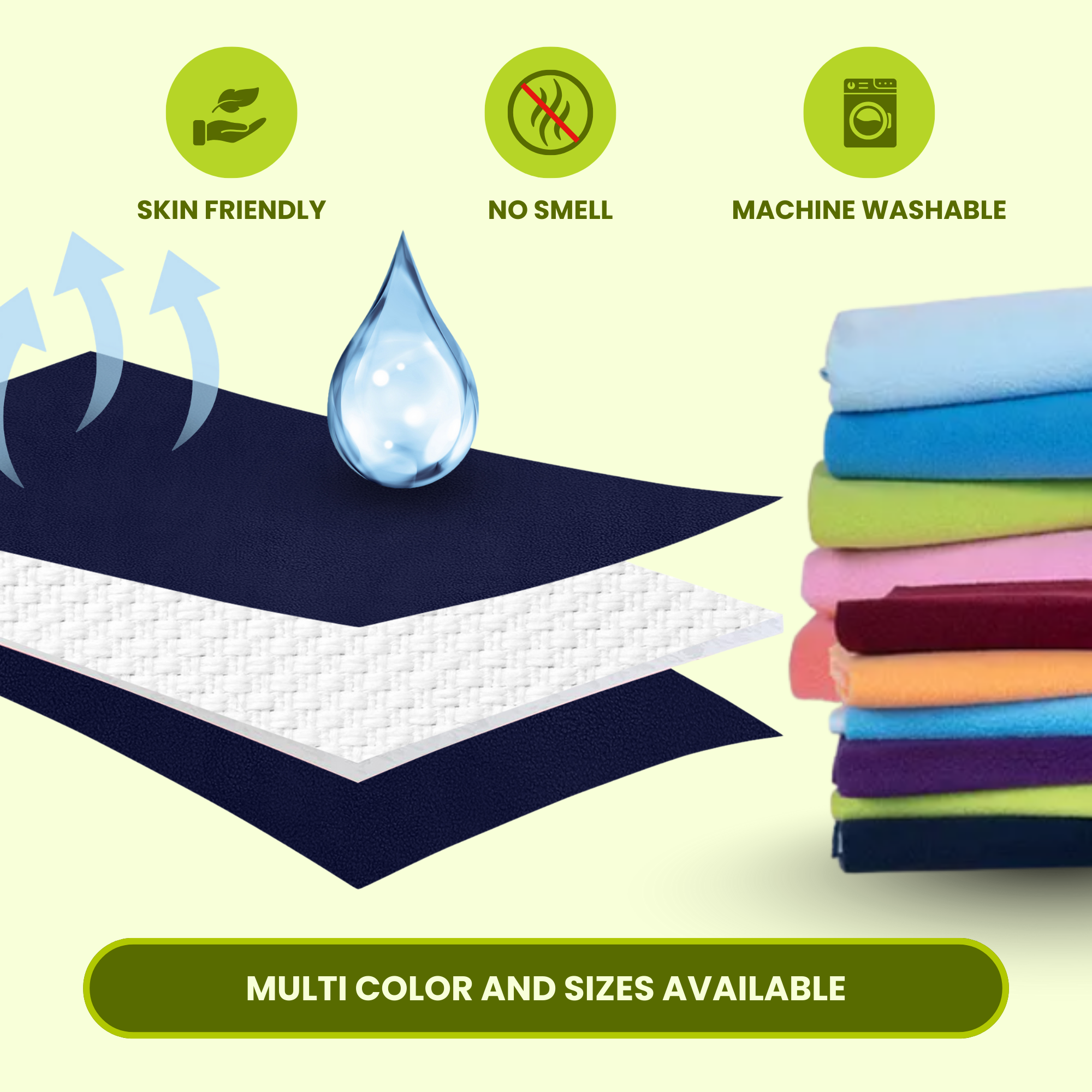 Navy Blue Dry Sheet