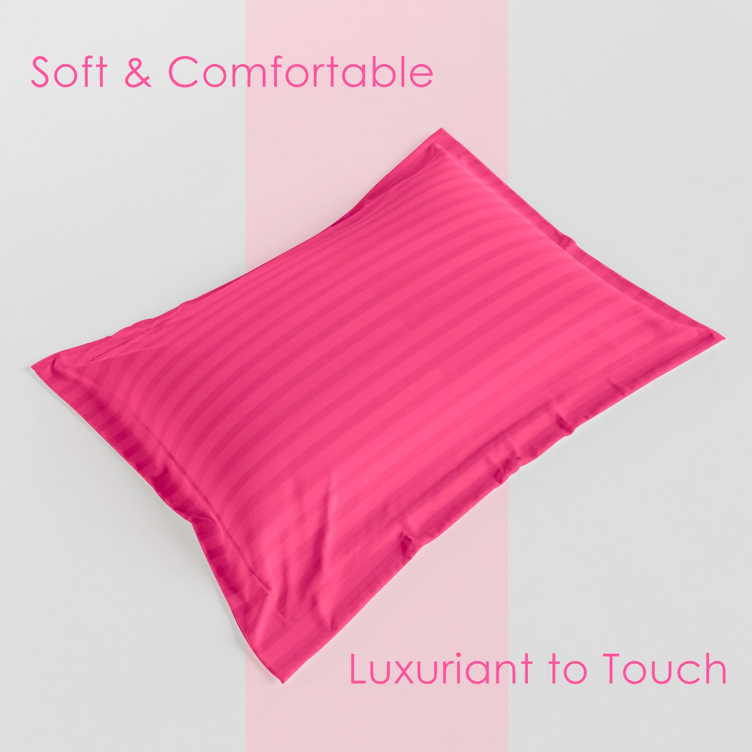 Pink Stripe Pillow Covers