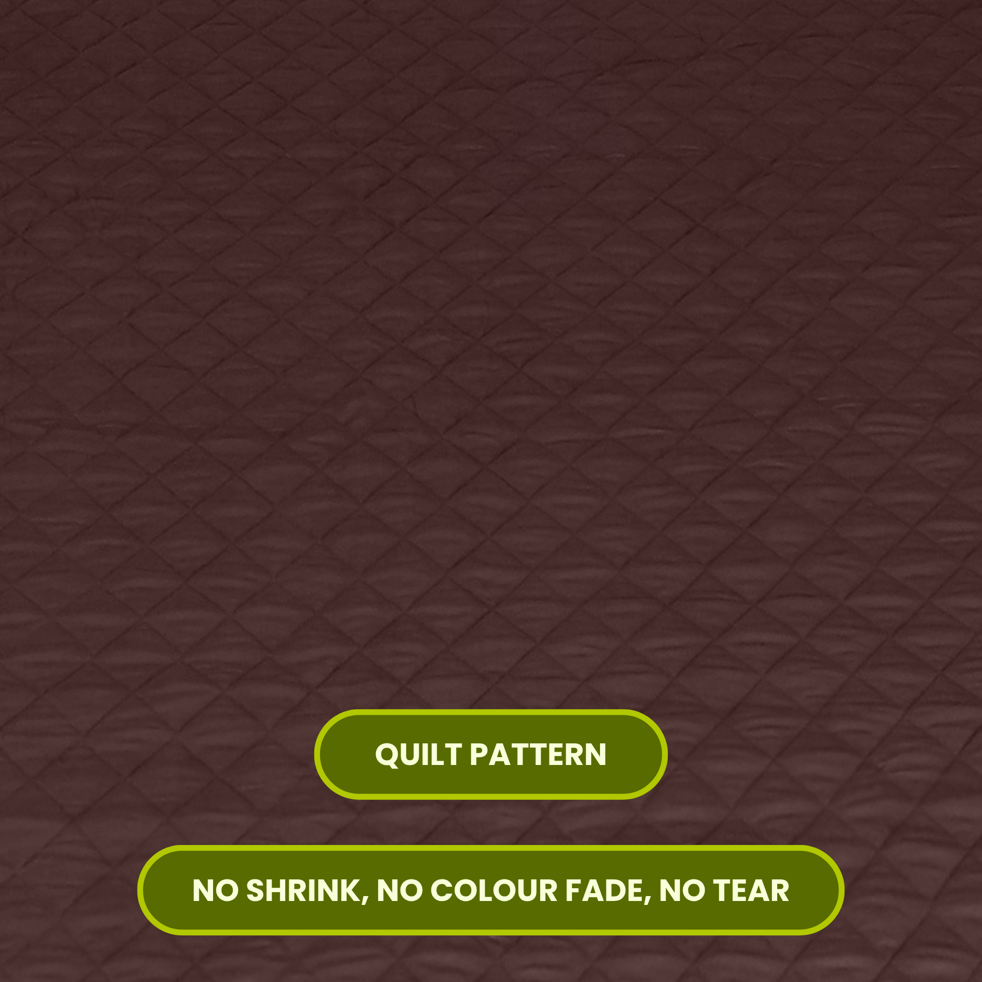 Quilted Brown Mattress Protector