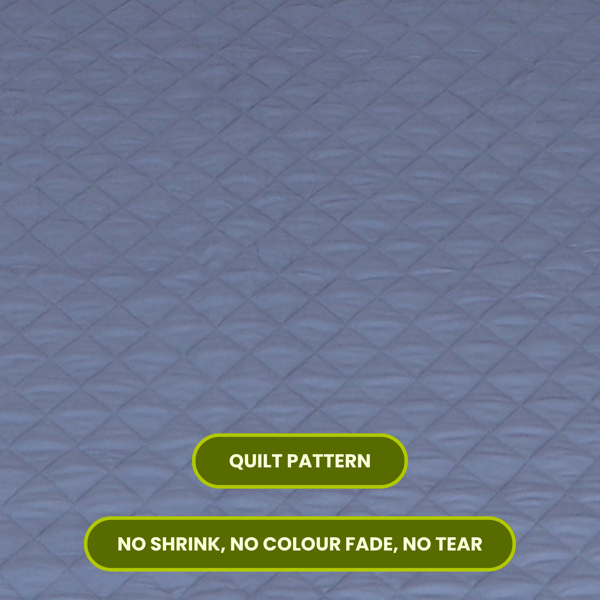 Quilted Grey Mattress Protector