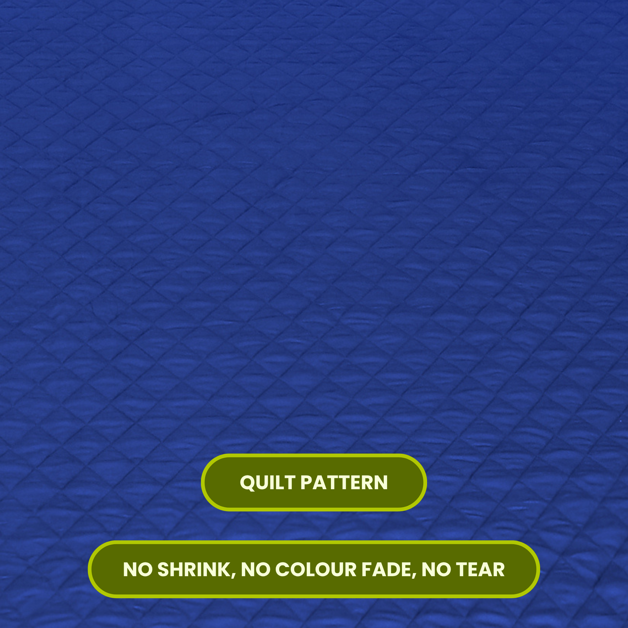 Quilted Navy Blue Mattress Protector