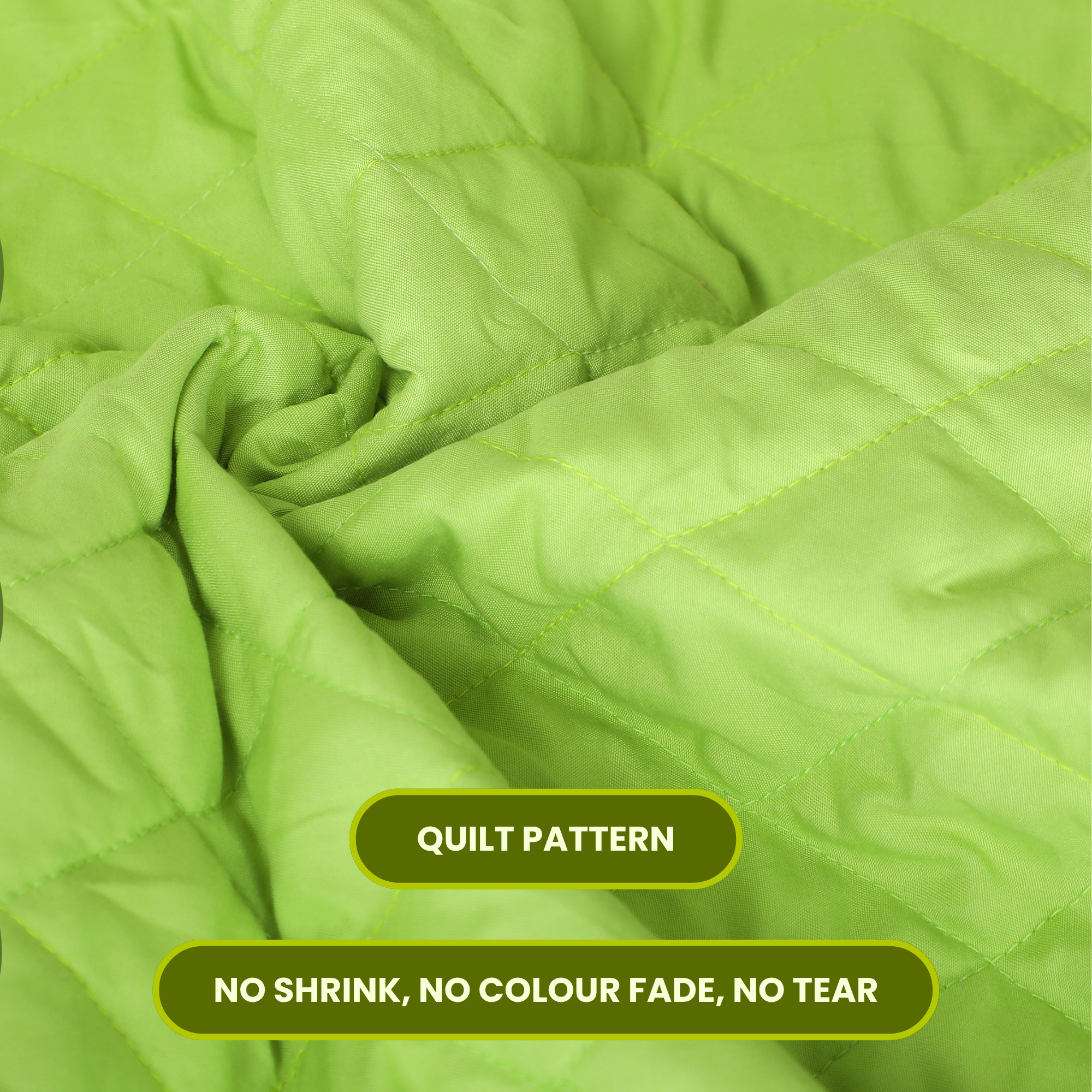 Quilted Mint Green Mattress Protector