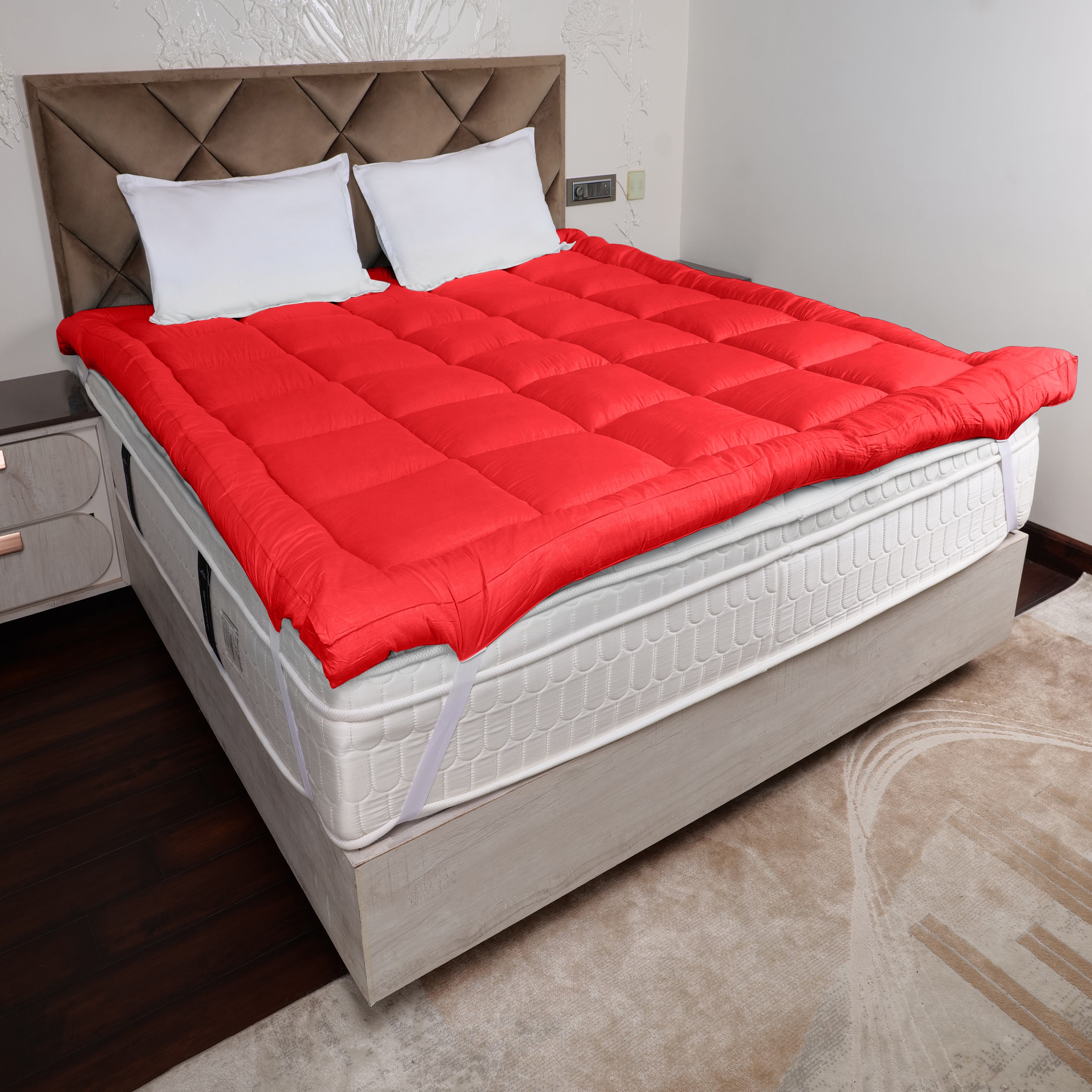 Red Mattress Topper / Pads #thickness_3-inch-1200-gsm