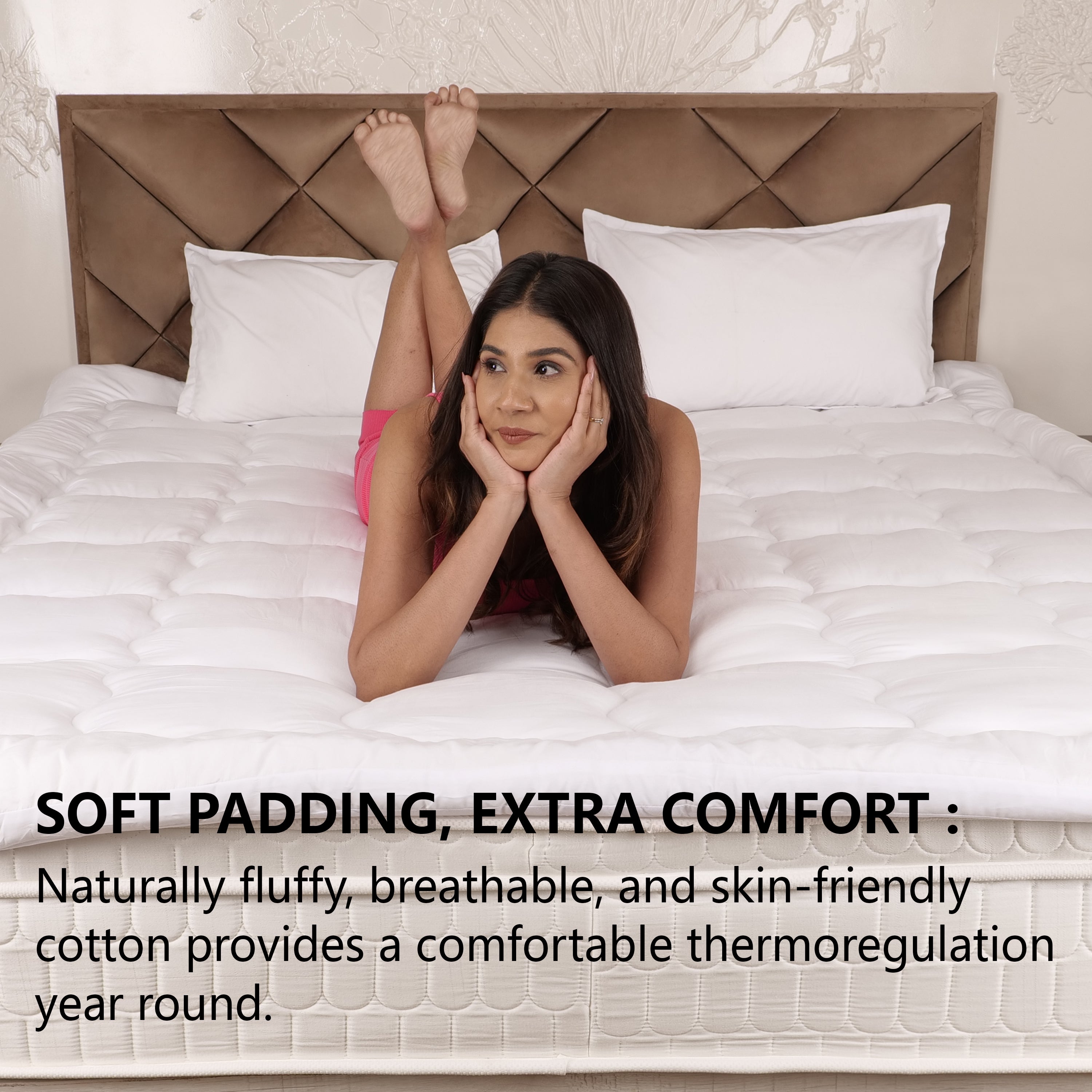 White Mattress Topper / Pads