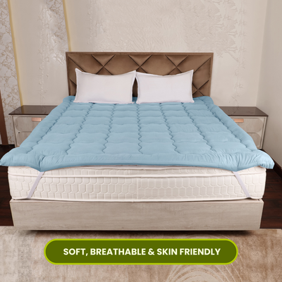Sky Blue Mattress Topper / Pads 