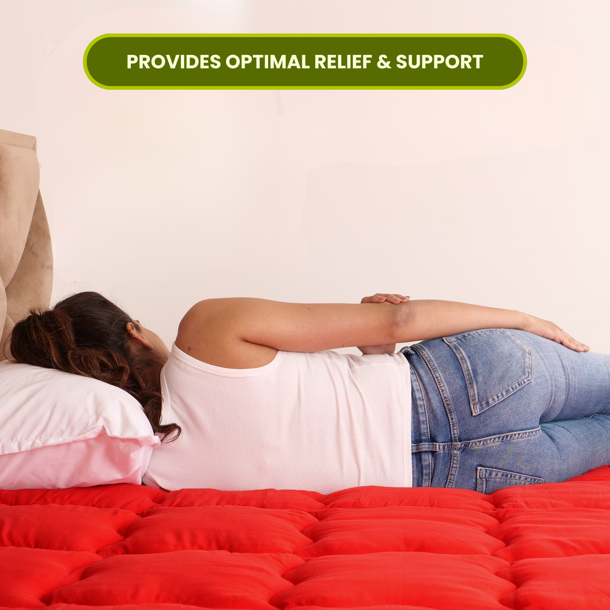 Red Mattress Topper / Pads 