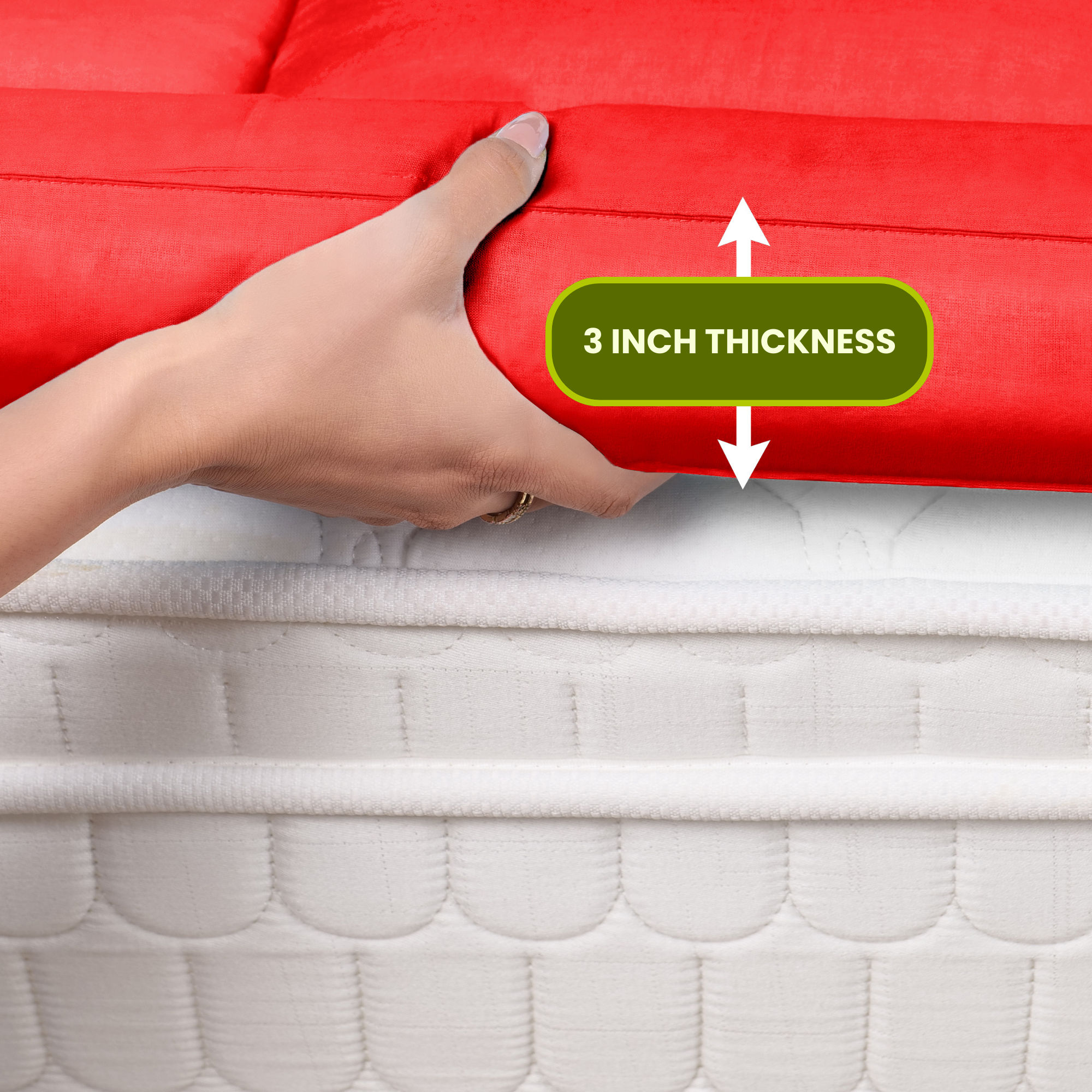 Red Mattress Topper / Pads 