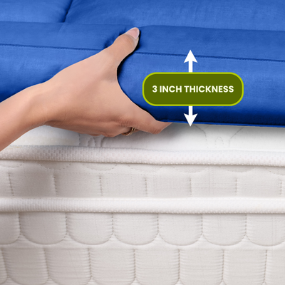 Navy Blue Mattress Topper / Pads 