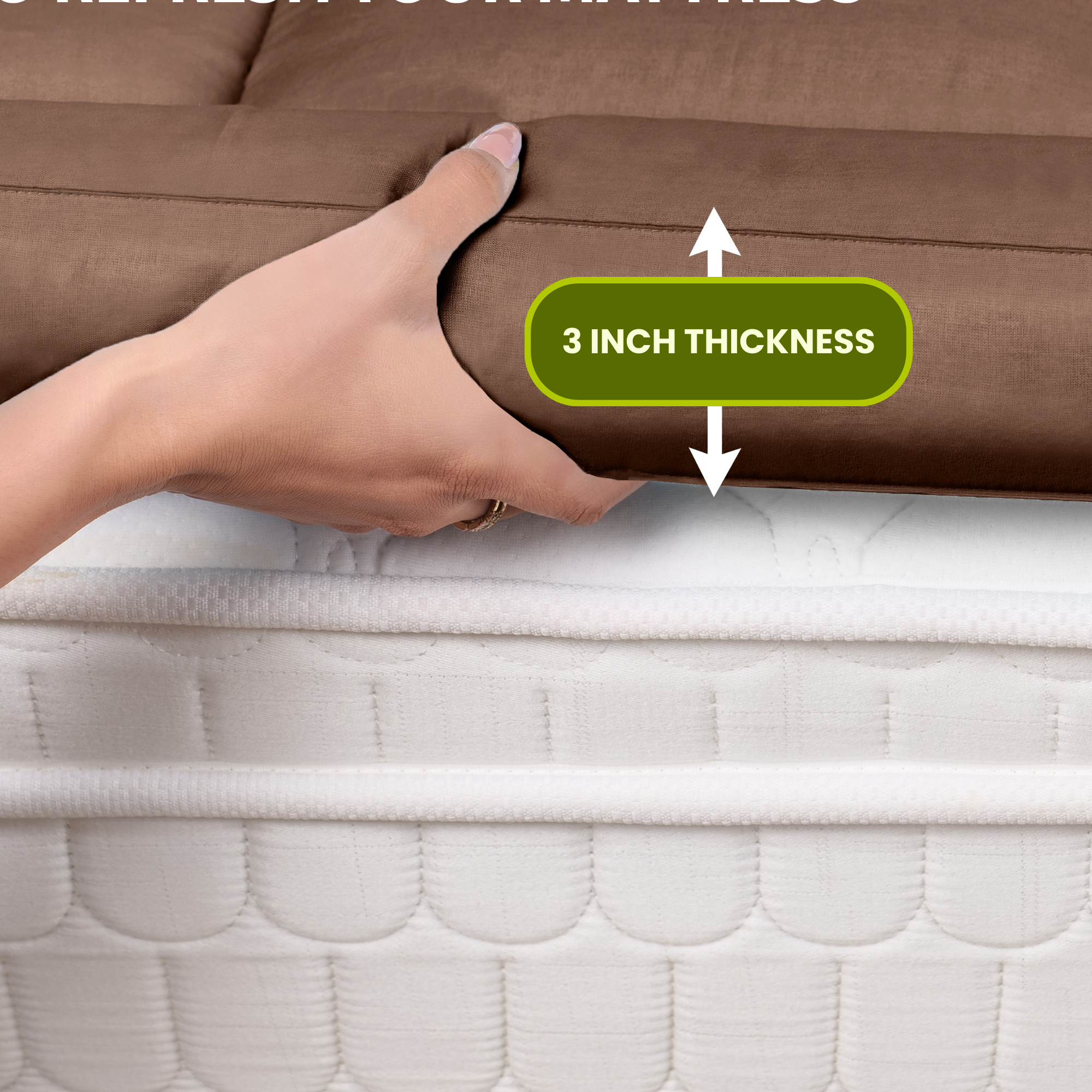 Brown Mattress Topper / Pads 