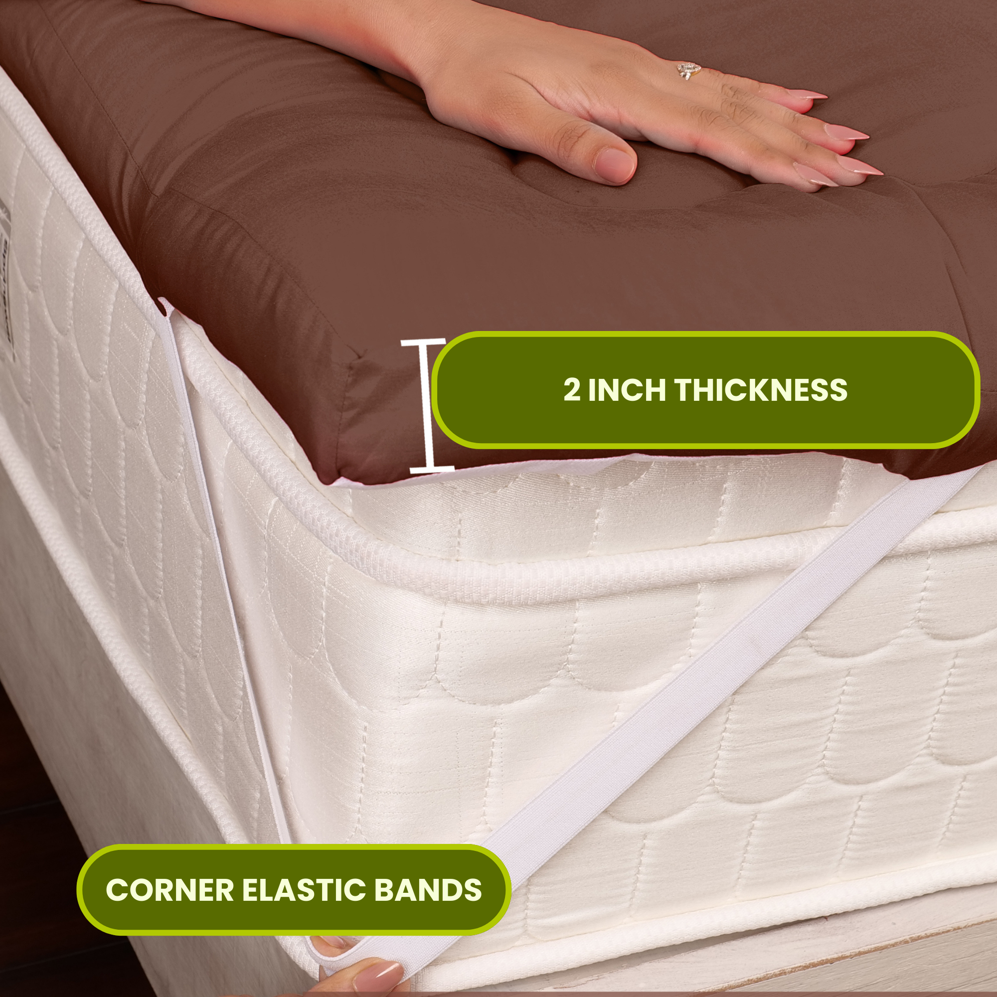 Brown Mattress Topper / Pads 