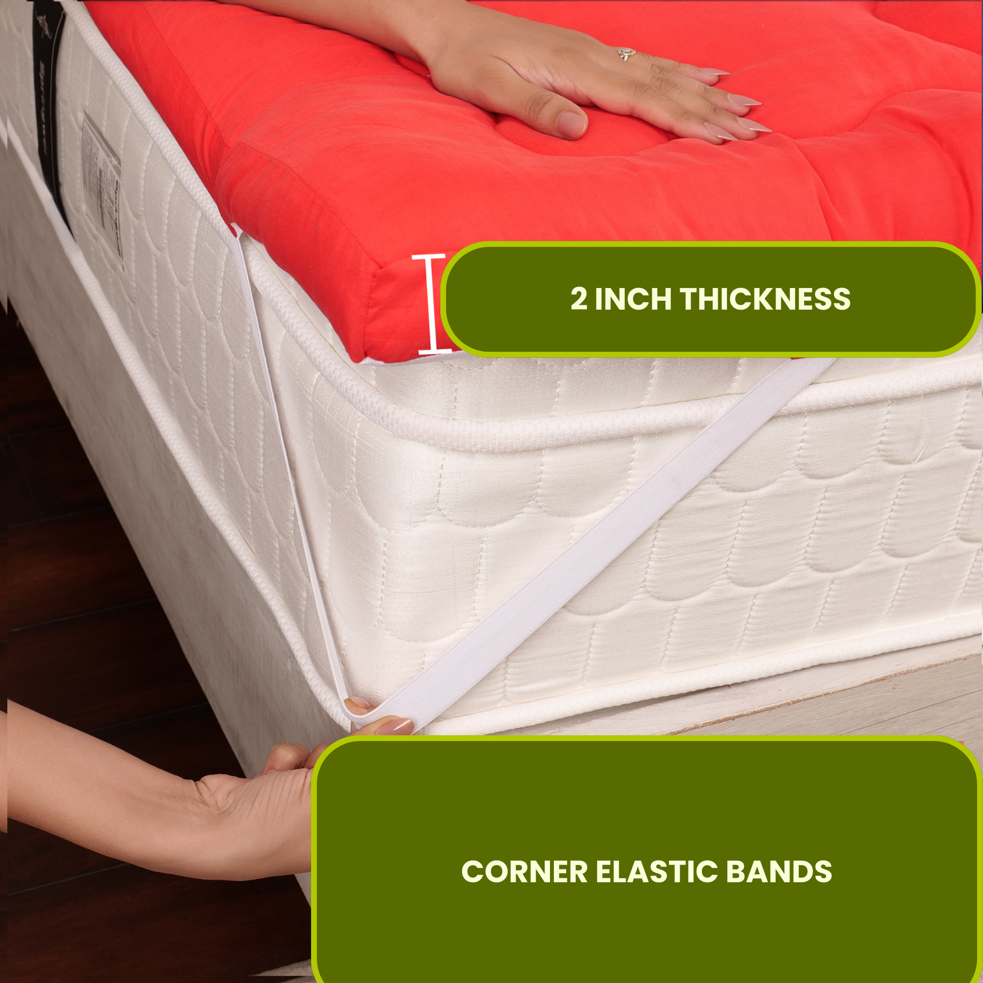 Red Mattress Topper / Pads 