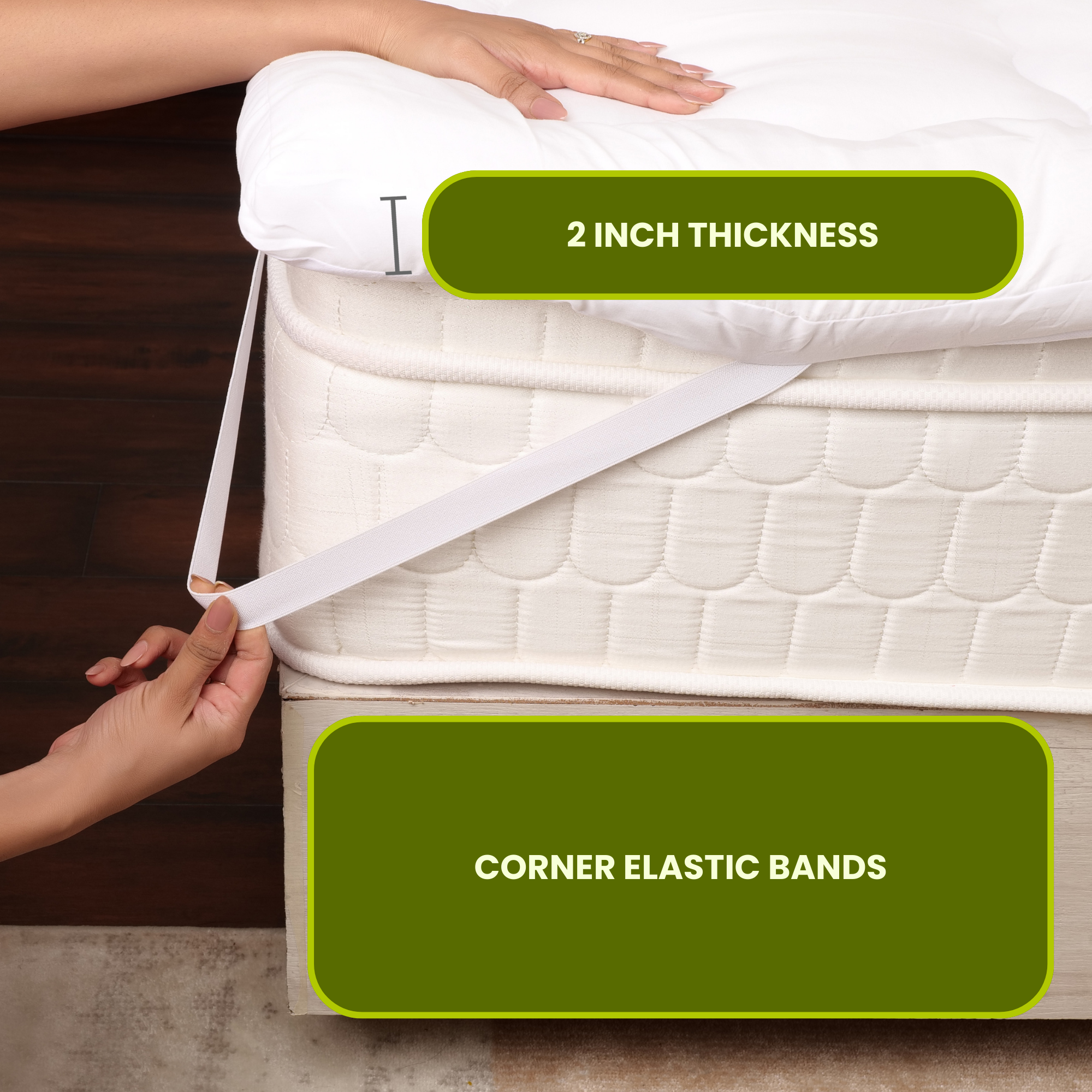 White Mattress Topper / Pads 