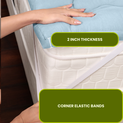 Sky Blue Mattress Topper / Pads 