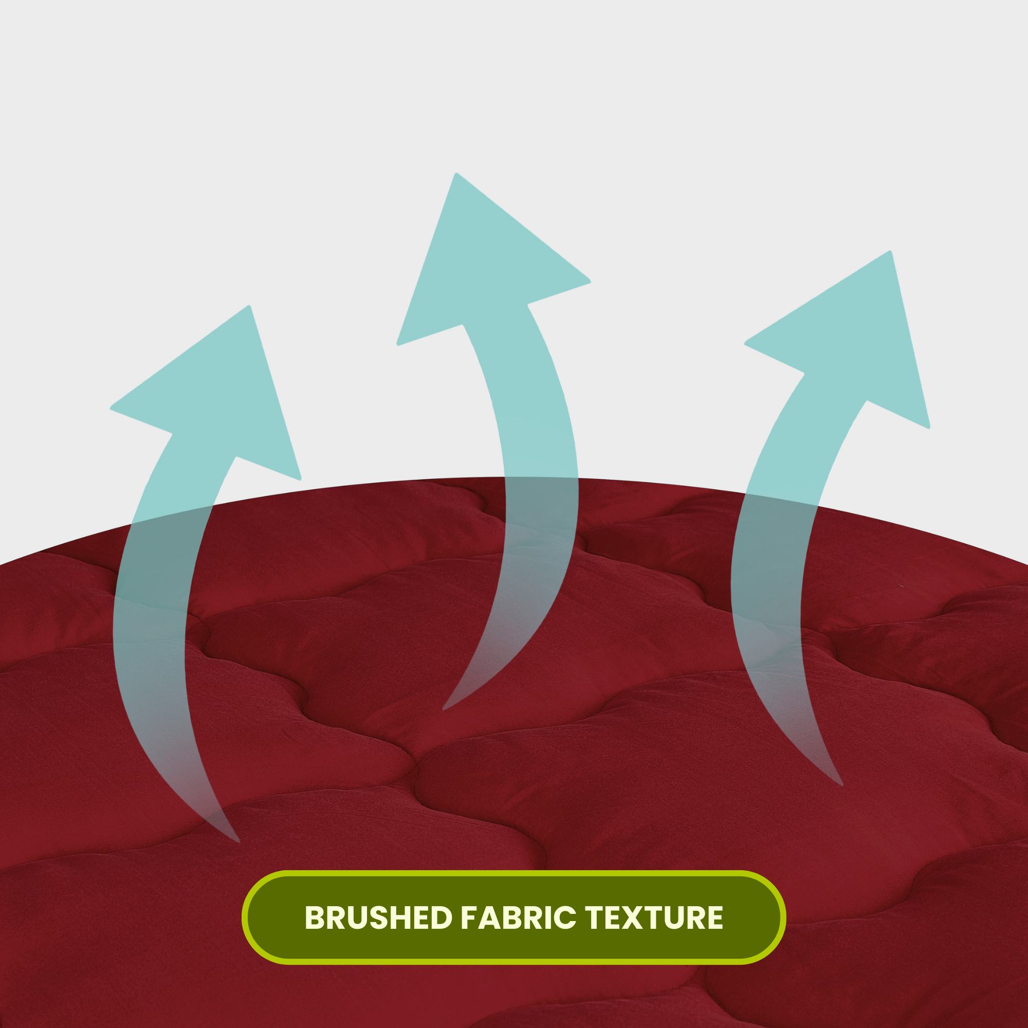 Maroon Mattress Topper / Pads 