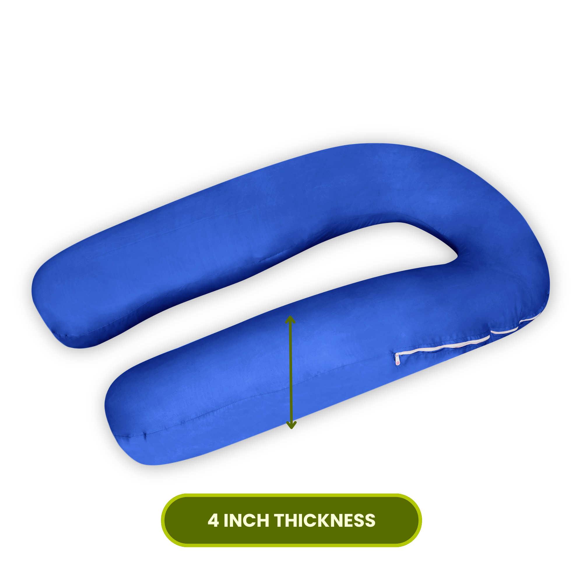 Navy Blue U Shaped Pregnancy Pillow