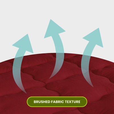 Maroon Mattress Topper / Pads 