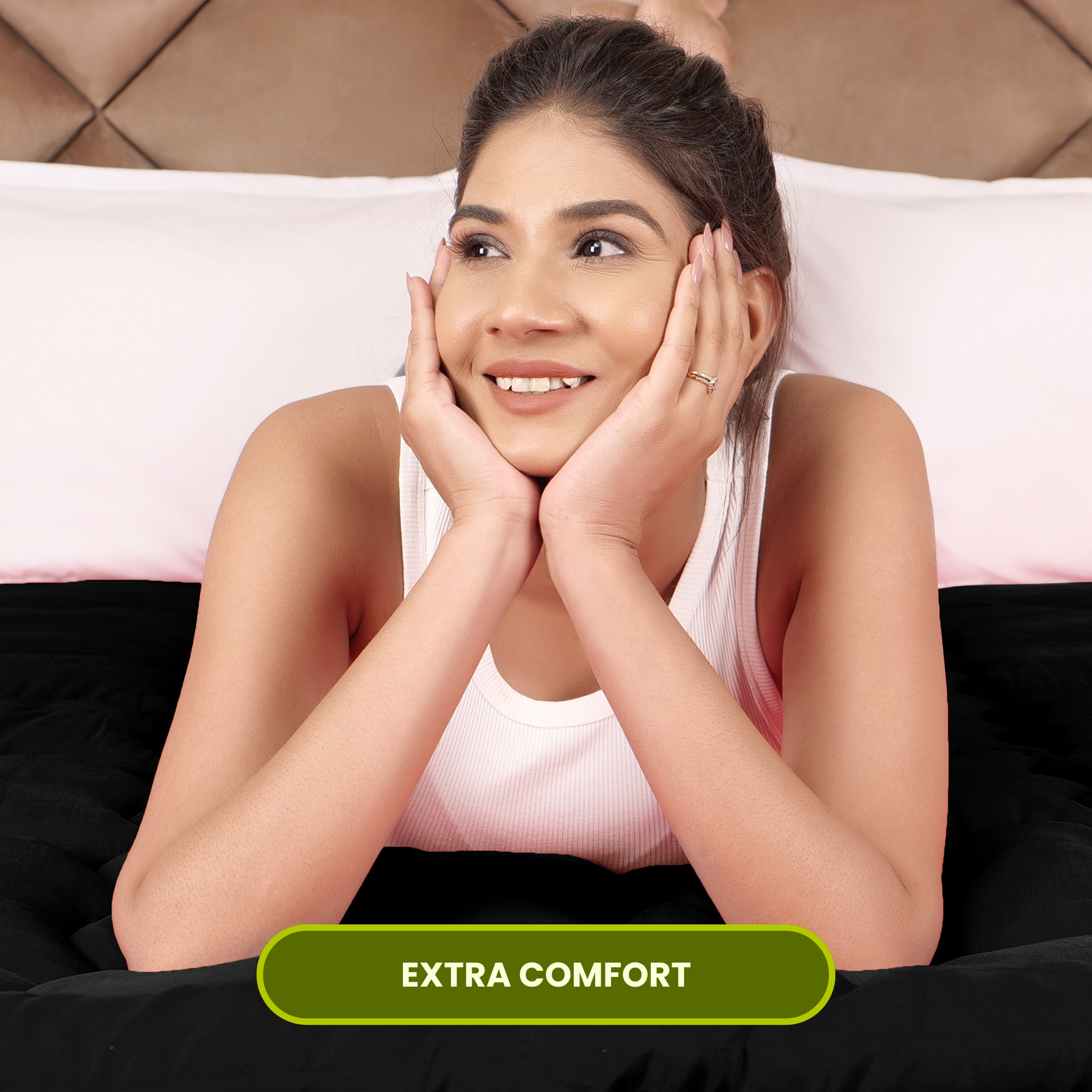 Black Mattress Topper / Pads