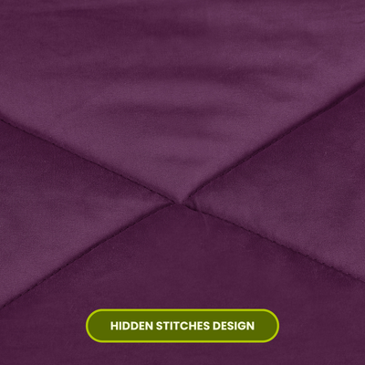 Black & Wine Reversable Comforter/Duvet