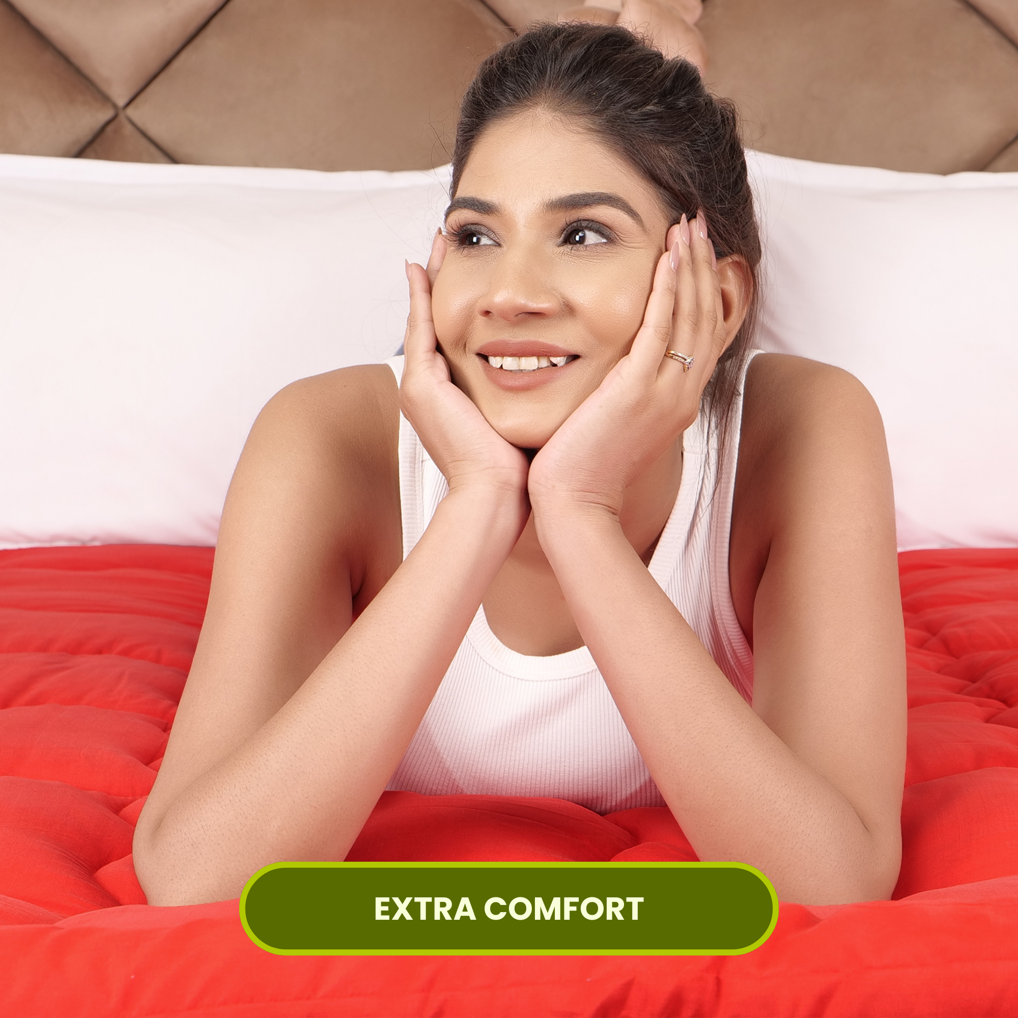 Red Mattress Topper / Pads 