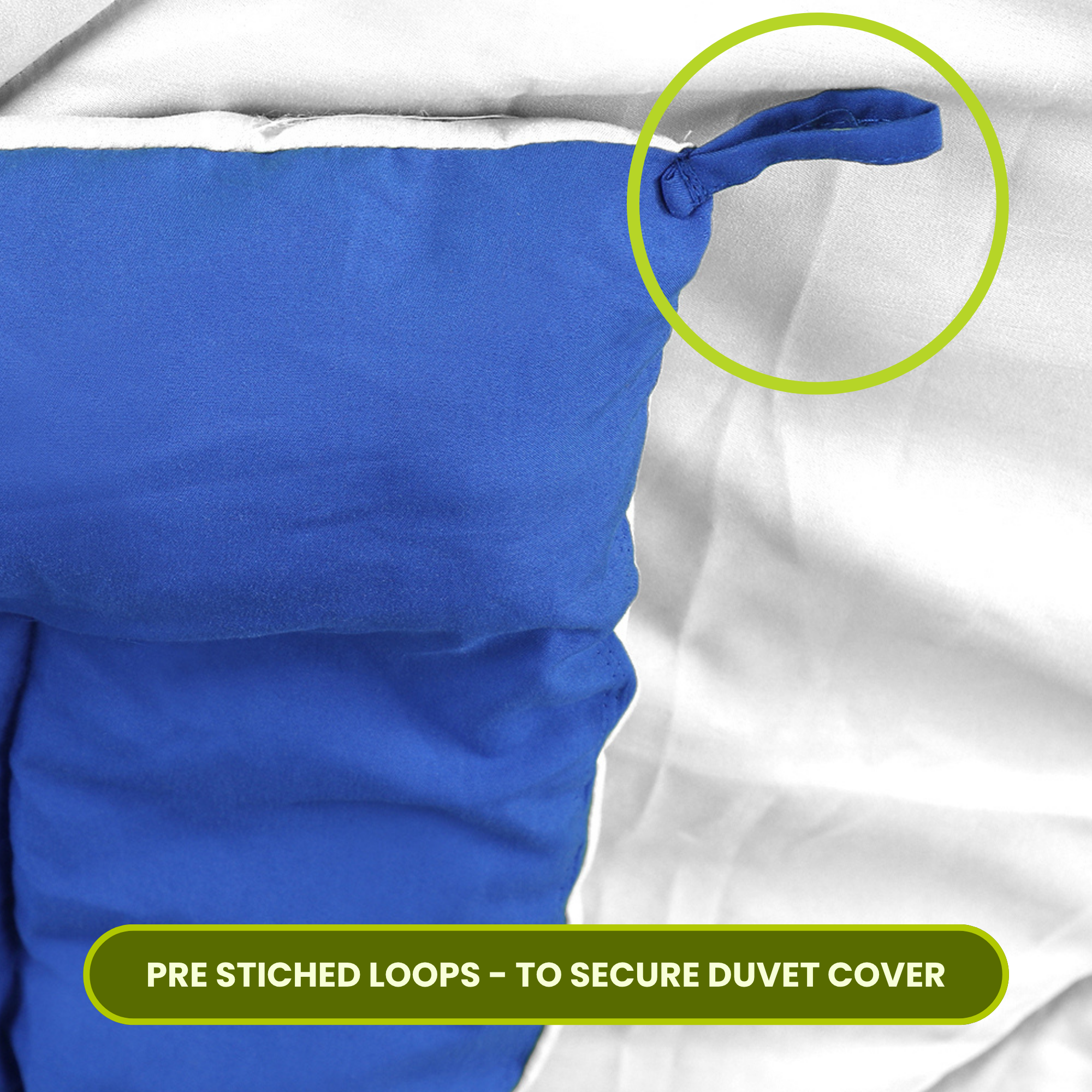 Blue & White Reversable Comforter/Duvet