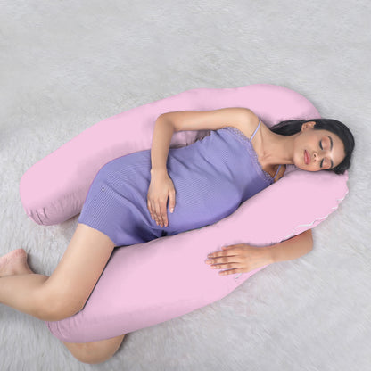 Baby Pink Pregnancy Pillow (U Shaped)