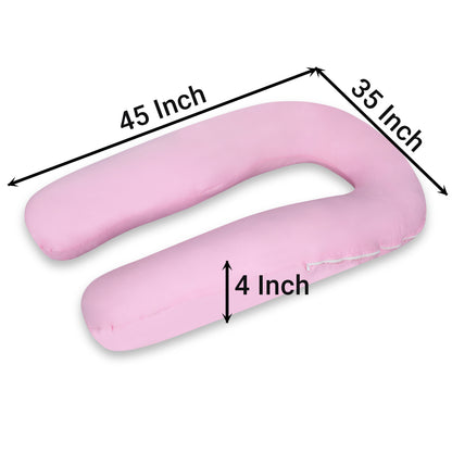 Baby Pink Pregnancy Pillow (U Shaped)