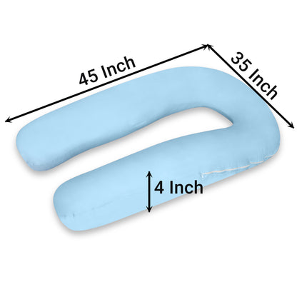 Sky Blue Pregnancy Pillow (U Shaped)