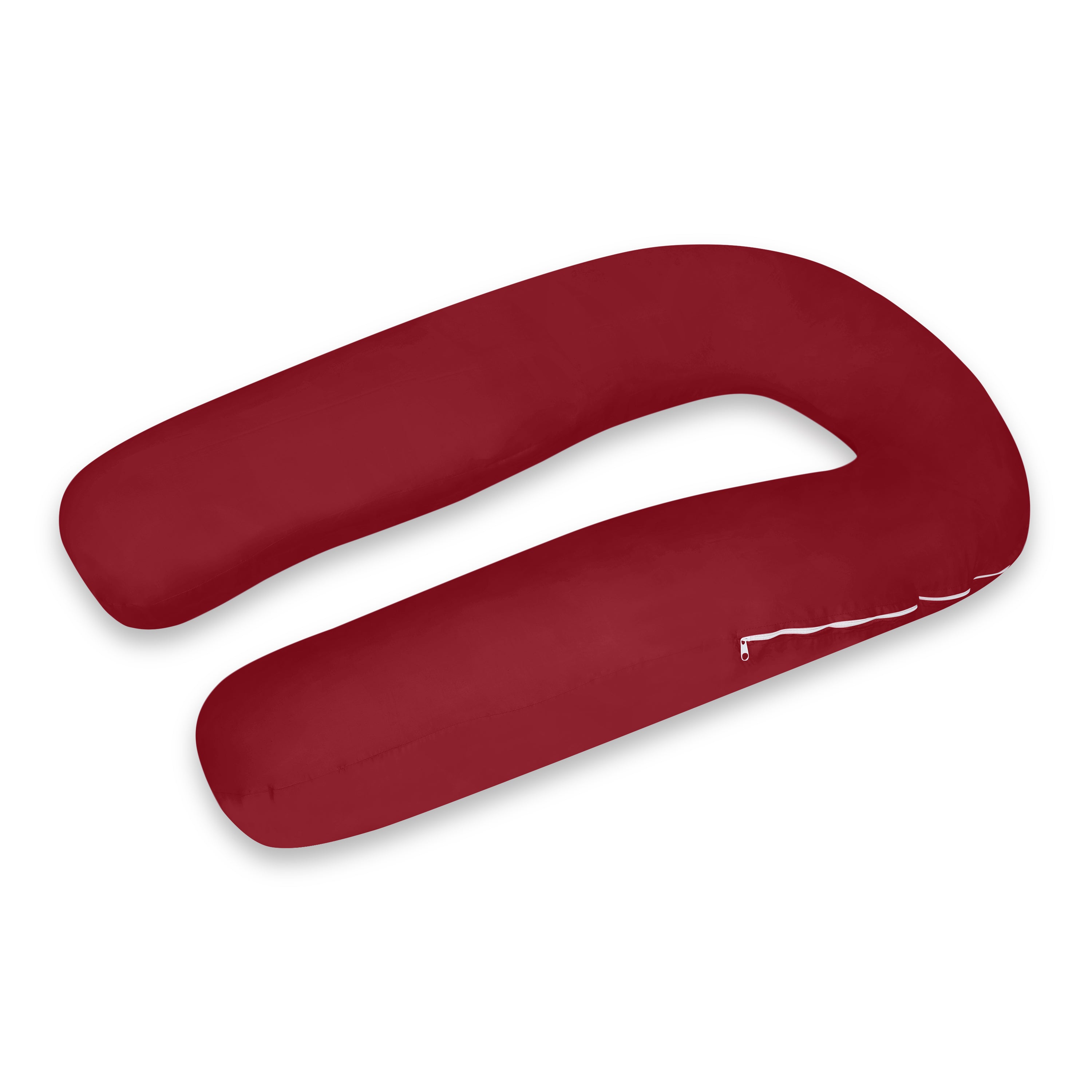 Maroon Pregnancy Pillow (U Shaped)