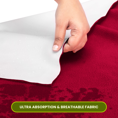 Maroon Dry Sheet AVI Lifestyles I03