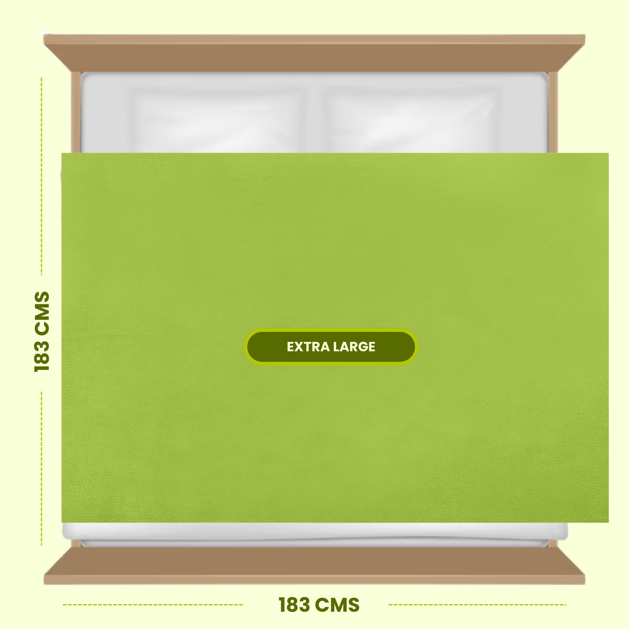 Mint-Green Dry Sheet AVI Lifestyles I07