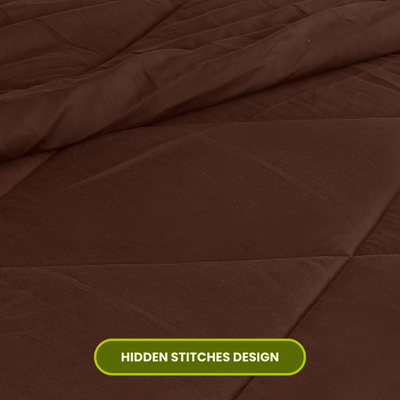 Brown Duvet Plain AVI Lifestyles I06