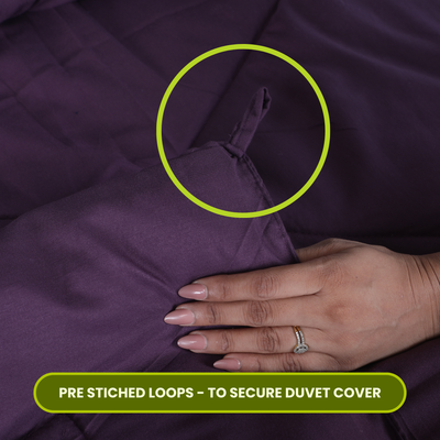 Wine Duvet Plain AVI Lifestyles I07