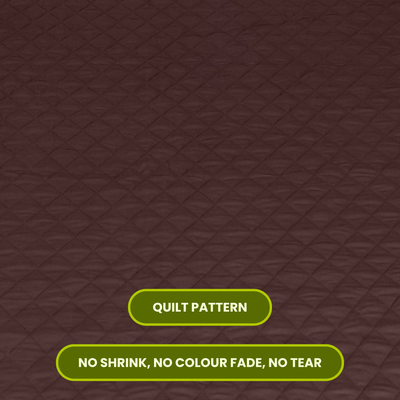 Quilted Brown Mattress Protector 
