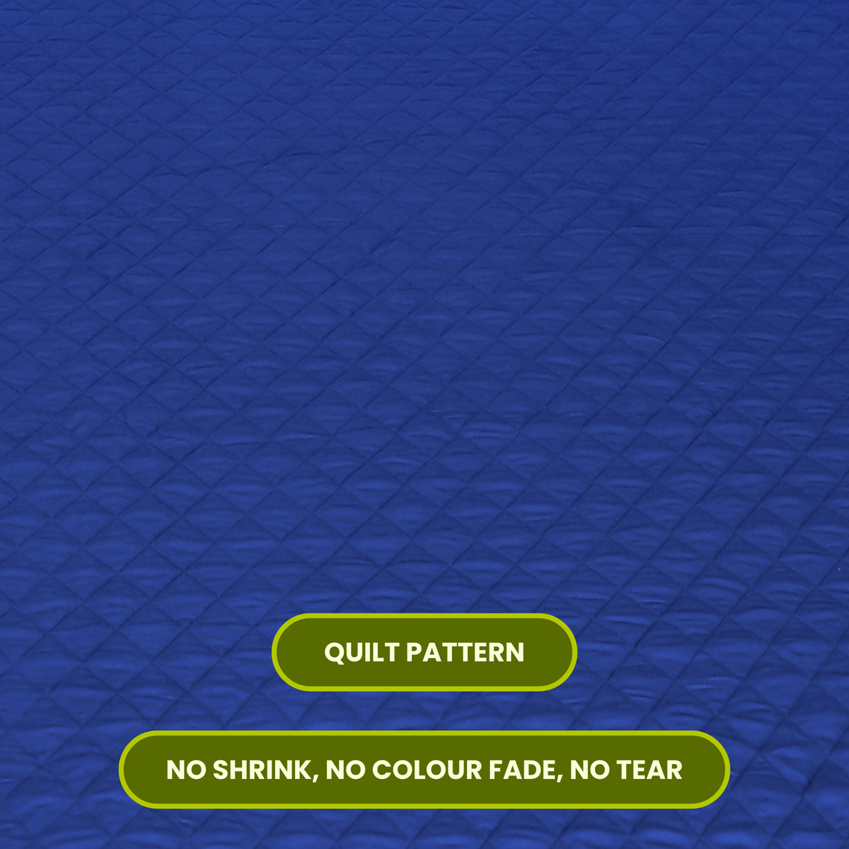 Quilted Navy Blue Mattress Protector 