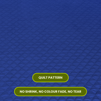 Quilted Navy Blue Mattress Protector 